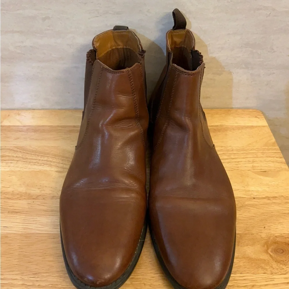Franco Fortini Ron Men's Brown Leather Chelsea Boots
